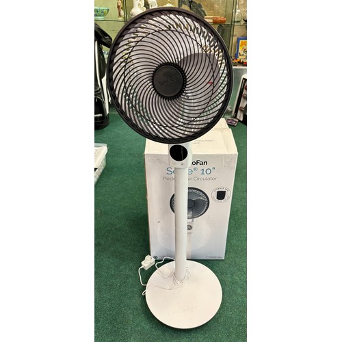 137 - BOXED MEACO SEFTE-10 OSCILLATING PEDESTAL FAN WITH LED DISPLAY AND R/C