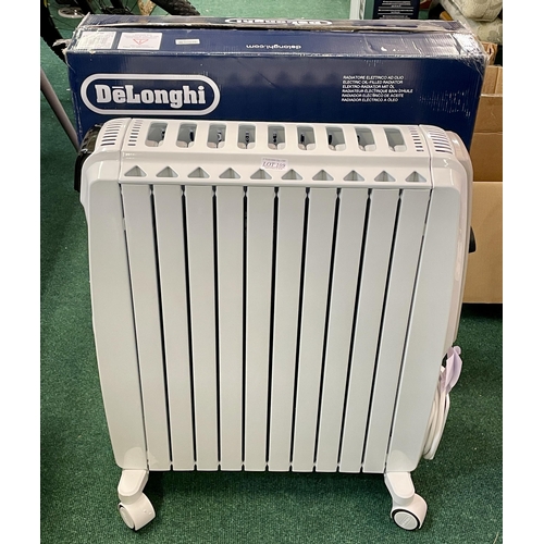 BOXED DELONGHI DRAGON 4 PRO 10 FIN ELECTRIC OIL FILLED RADIATOR