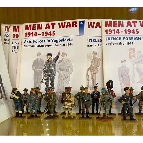 A SET OF DEL PRADO MEN AT WAR 191445 PAINTED LEAD SOLDIERS TOGETHER