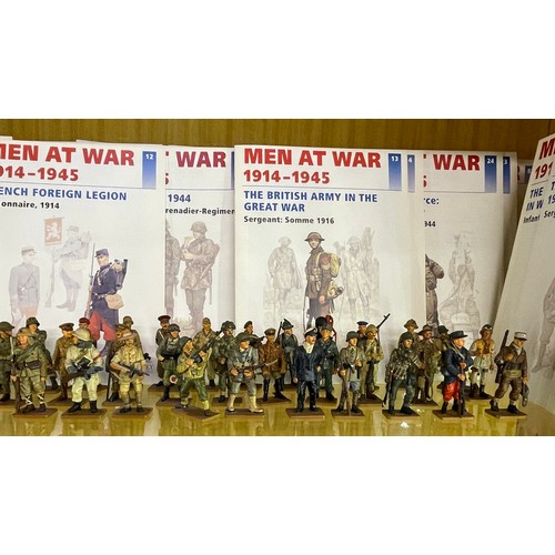 A SET OF DEL PRADO MEN AT WAR 191445 PAINTED LEAD SOLDIERS TOGETHER