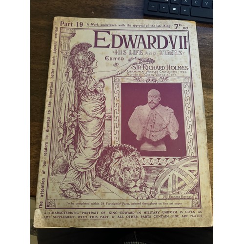 363 - ANTIQUE ROYAL BIBLIOGRAPHY: INCL 19 VOLS. KING EDWARD VII HIS LIFE AND TIMES VOLS 1-19; SIXTY YEARS ... 