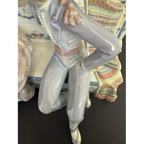 325 - VALENCIAN GARDEN 1518 LLADRO - DGE AND REPAIR TO ONE LEG