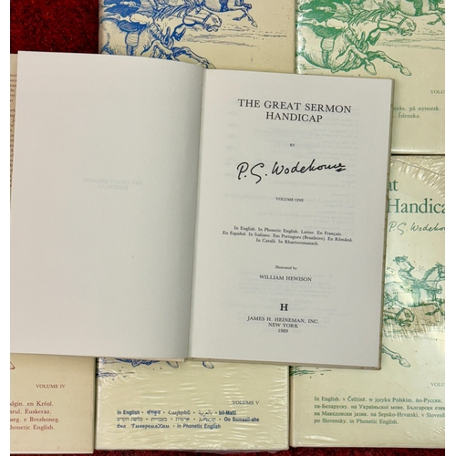 446 - P G WODEHOUSE - THE GREAT SERMON HANDICAP IN 6 VOLUMES -BEING VOL I,II,III,IV,V & VI. - THE SAME SHO... 