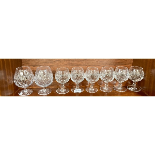 425 - 6 PLUS 2 BRANDY GOBLETS