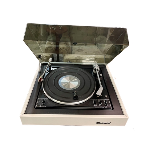 433 - A GARRARD TRANSCRIPTION AP 76 PHONO RECORD DECK WITH SPARE CARTRIDGE