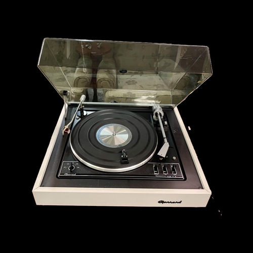 433 - A GARRARD TRANSCRIPTION AP 76 PHONO RECORD DECK WITH SPARE CARTRIDGE