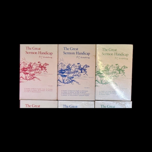 446 - P G WODEHOUSE - THE GREAT SERMON HANDICAP IN 6 VOLUMES -BEING VOL I,II,III,IV,V & VI. - THE SAME SHO... 