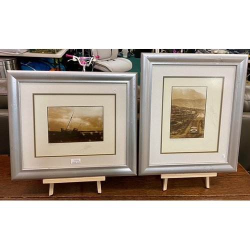 270 - A PAIR OF FRAMED AND EMBOSSED ART PHOTOGRAPHS BY GILES NORMAN, SIGNED BY THE PHOTOGRAPHER, ONE ENTIT... 