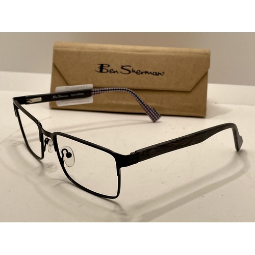 44 - PAIR OF BEN SHERMAN SPECTACLE FRAMES THE BROOK, WITH ORIGINAL CARRY CASE