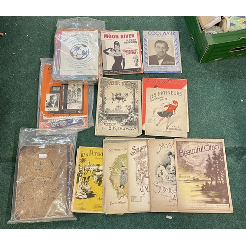 295 - A SELECTION OF OLD NINETEENTH CENTURY SHEET MUSIC WITH ILLUSTRATIVE COVERS