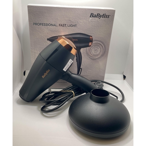 54 - BOXED BABYLISS PRECISION PRO 2000 HAIRDRYER WITH DIFFUSER ONLY