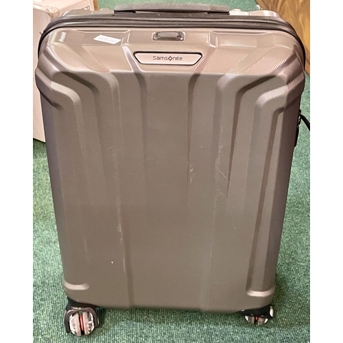 247 - SAMSONITE HARDSIDE ENDURE SPINNER SUITCASE - CABIN - SILLICONE WEAR TO HANDLE