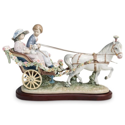 480 - LLADRO 5718 - A RIDE IN THE PARK LTD ED NO. 658 OF 1000 -LLADRO BOX BUT NOT ORIGINAL - Designer:  An... 