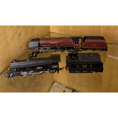 417 - 2 X HORNBY LOCOMOTIVES AND TENDERS, CITY OF LIVERPOOL AND LIVERPOOL