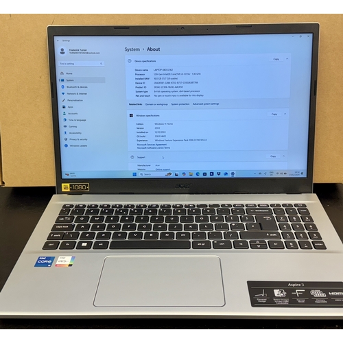 72 - ACER ASPIRE 3 INTEL CORE i5 16GB RAM, 1 TB SSD -15.6