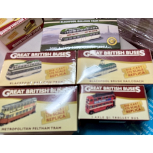 293 - ATLAS EDITIONS MODEL CARS: TRAMS: i. Atlas Editions 4655123 Blackpool Brush Railcoach, ii. Atlas Edi... 