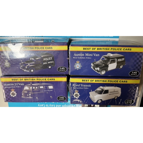 294 - ATLAS EDITIONS MODEL CARS: POLICE VANS: i. Atlas Editions 4650123 Austin Mini Van - West Yorkshire P... 