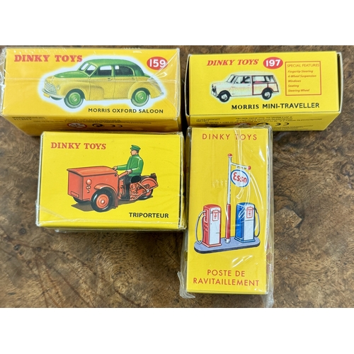 298 - ATLAS EDITIONS MODEL CARS - DINKY REPRODUCTION: i.Atlas Editions 4659114 Morris Oxford - Dinky 159, ... 