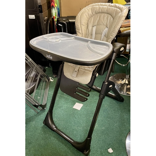 252 - JOIE FOLDING HIGH CHAIR WITH REMOVABLE TRAY