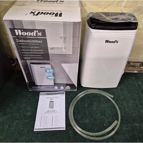 65 - BOXED WOODS DEHUMIDIFIER MDK26 25L FOR ROOMS UPTO 120m2
