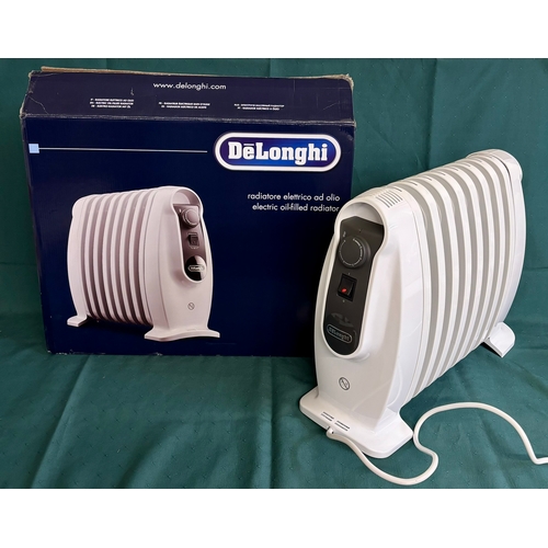 75 - BOXED DELONGHI MEDIUM OIL FILLED RADIATOR - WHITE
