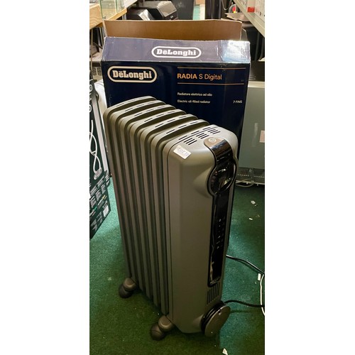 73 - BOXED DELONGHI RADIA S DIGITAL OIL FILLED RADIATOR - GREY