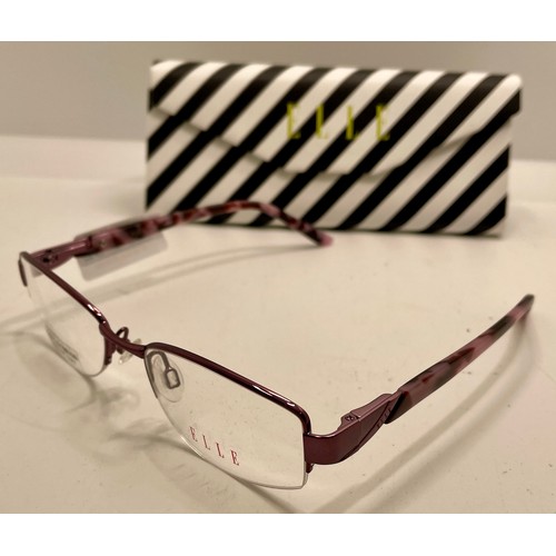 42 - PAIR OF ELLE SPECTACLE FRAMES - EL13392 WITH ELLE CASE