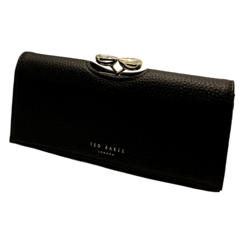 52 - BOXED TED BAKER TEARDROP CRYSTAL BOBBLE MATINEE WALLET IN BLACK - MODEL WXL-ALYYSAA