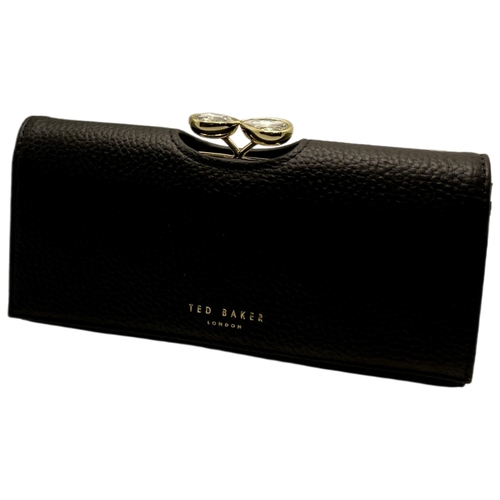 53 - BOXED TED BAKER TEARDROP CRYSTAL BOBBLE MATINEE WALLET IN BLACK - MODEL WXL-ALYYSAA