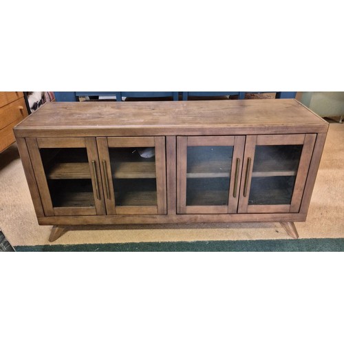 195 - Foremost Wimberly Dark Wood Entertainment Unit for TV's up to 60inch