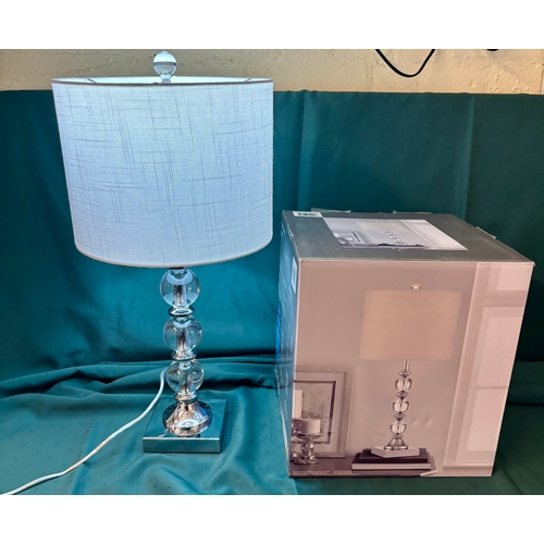 205 - BRIDGEPORT DESIGNS CRYSTAL BALL DESIGN TABLE LAMP