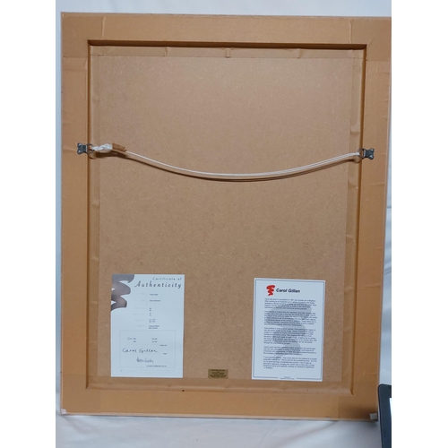 360 - Carol Gillan Limited edition signed and numbered 26 of 96 Canvas board Titled Semi Skimmed signed an... 