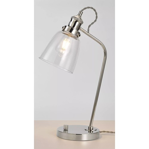 355 - A JOHN LEWIS REVIVAL TASK LAMP AND ONE OTHER TOUCH LAMP