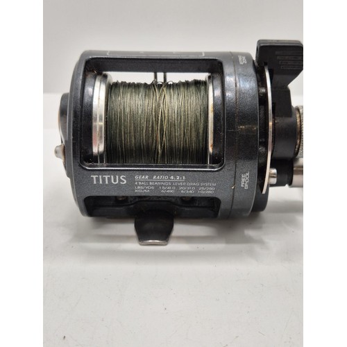 405 - Okuma Titus T10L Long Drag Boat Reel (Fishing)