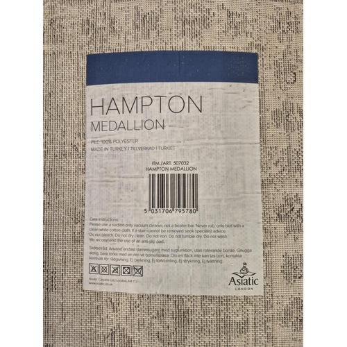 46 - GERTMENIAN HAMPTON MEDALLION PLUSH STEP AREA RUG 200CM X 274CM