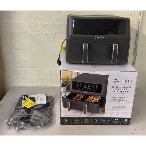 65 - BOXED SUR LA TABLE 10.5L SINGLE/DUAL BASKET DIGITAL AIR FRYER