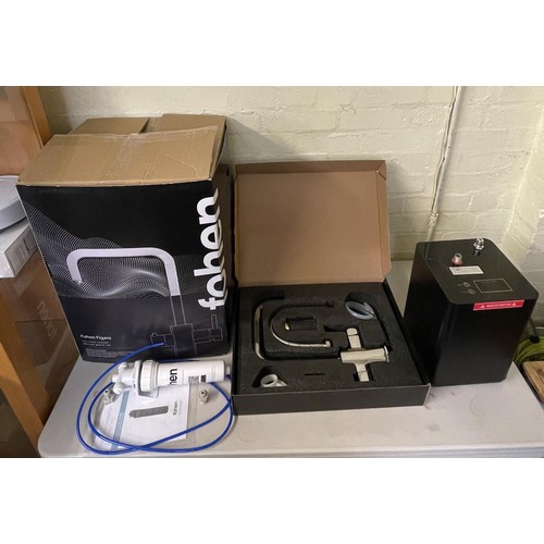 80 - BOXED FOHEN FIAGRO POLISHED CHROME INSTANT HOT WATER TAP AND PUMP 75C TO 98C DEGREES