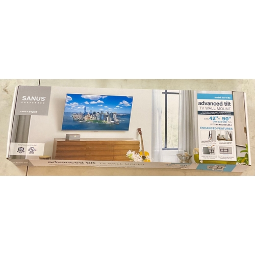 90 - BOXED SANUS PREFERRED ADVANCED TILT WALL MOUNT FITS 42” - 90” (107CM - 228CM) UP TO 68KG - MAIN COMP... 