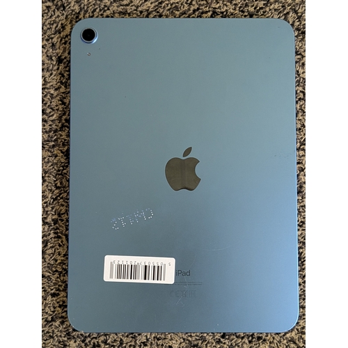 12 - APPLE IPAD 10TH GEN WIFI S/N DJ69QC96K2 - SPARES OR REPAIRS ONLY, SCREEN NOT CRACKED BUT HAS GREEN L... 