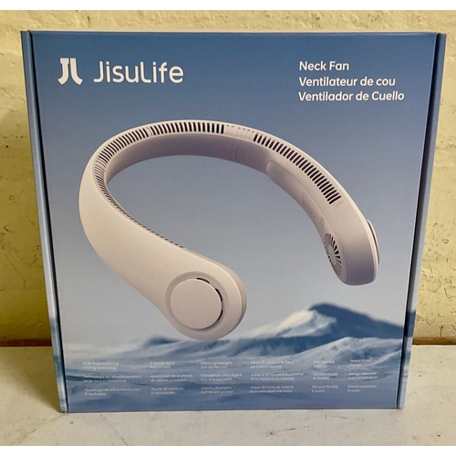24 - BOXED JITSU LIFE PORTABLE NECK FAN WITH CHARGING CABLE