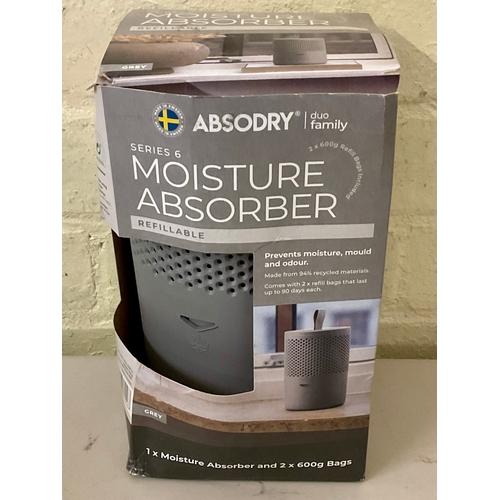 26 - BOXED ABSODRY SERIES 6 REFILLABLE MOISTURE ABSORBER
