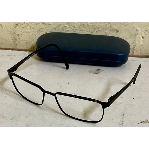 51 - STEPPER SPECTACLE FRAMES IN JET BLACK SL-60229