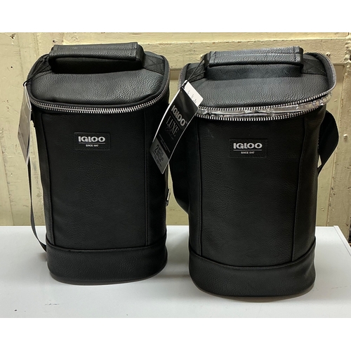 145 - X2 IGLOO LUXE COLLECTION BOTTLE BAGS (EACH BAG HOLDS X2 BOTTLES)