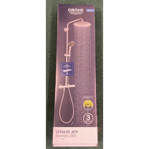153 - BOXED GROHE VITALIO JOY SYSTEM 260 SHOWER WITH FITTINGS