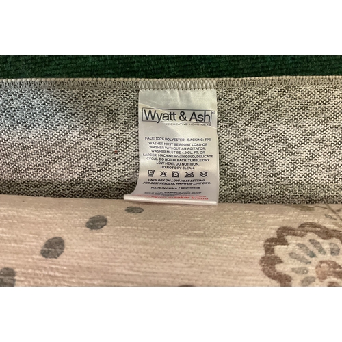 66 - WYATT AND ASH BEIGE PATTERNED RUG - APPROX 160.CM X 225.CM