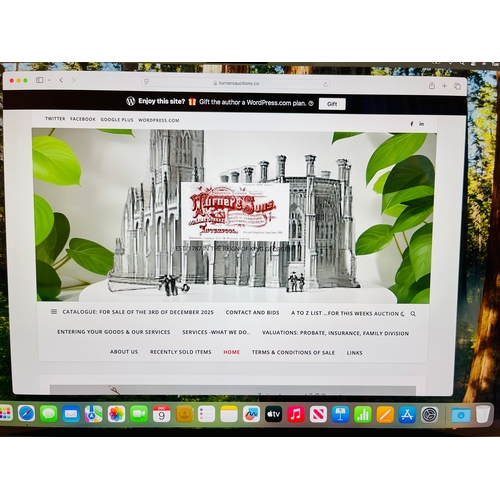 61 - APPLE MACBOOK AIR 15 MN MC9G4B/A M3 256GB 8C/10G  S/N. HM2QYJDQ9T -BOX, CHARGER, DOCUMENTS