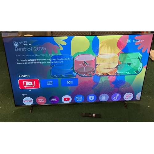 79 - TLC 65” QLED 4K SMART TV 65P8K-UK WITH R/C AND STAND