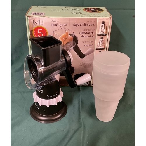 117 - BOXED MIU ROTARY FOOD GRATER