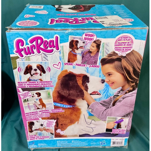 210 - BOXED FUR REAL MILLIE MY LOVIN PUP ANIMATRONIC DOG WITH BONE AND A HAIR BRUSH VOICE CONTROLLED 22 IN... 