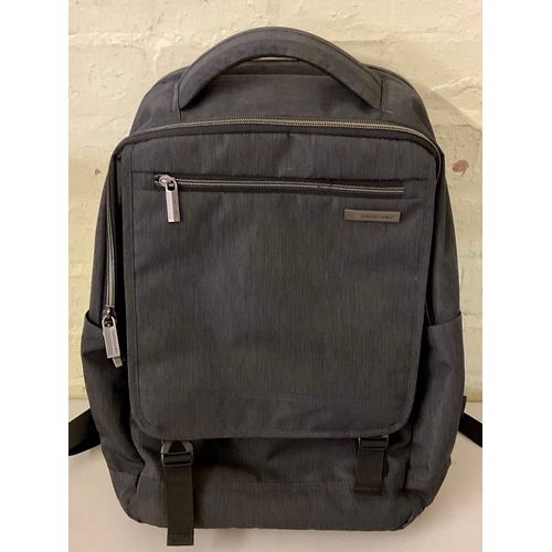 227 - SAMSONITE BACKPACK IN BLACK WITH ADJUSTABLE STRAPS, LAPTOP SLEEVE, PADDED HANDLE